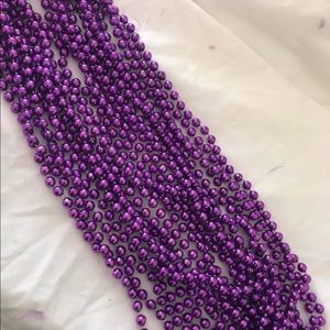 Purple Metallic Beads